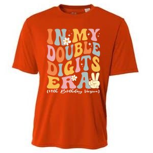 In My Double Digits Era Retro 10 Year Old 10th Birthday Funny Gift Cooling Performance Crew T-Shirt