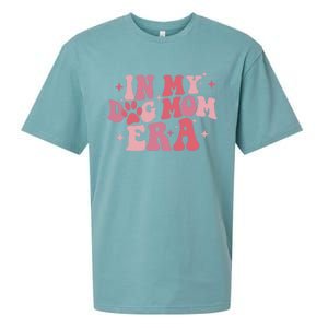 In My Dog Mom Era Groovy Mothers Day Mom Life Tees Gift Sueded Cloud Jersey T-Shirt