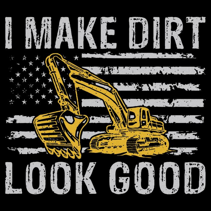 I Make Dirt Look Good Excavator 16 in Basic Backpack