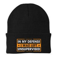 In My Defense I Was Left Unsupervised Retro Beanie
