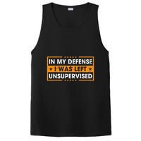 In My Defense I Was Left Unsupervised Retro PosiCharge Competitor Tank