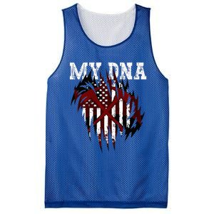 In MY DNA Unique Ripped Mesh Reversible Basketball Jersey Tank