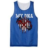 In MY DNA Unique Ripped Mesh Reversible Basketball Jersey Tank