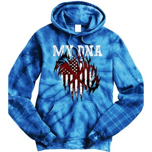 In MY DNA Unique Ripped Tie Dye Hoodie