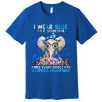 I Miss Every Single Day Alopecia Awareness Cute Gift Premium T-Shirt