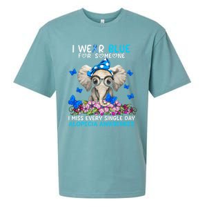 I Miss Every Single Day Alopecia Awareness Cute Gift Sueded Cloud Jersey T-Shirt