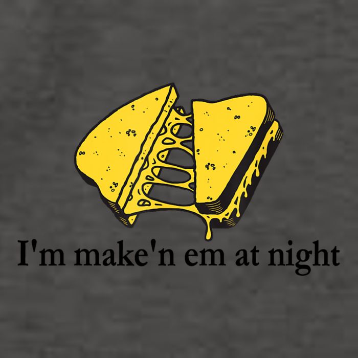 IM MakeN Em At Night Cheese Sandwich Vector Backpack
