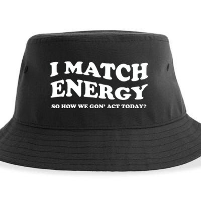 I Match Energy Sustainable Bucket Hat