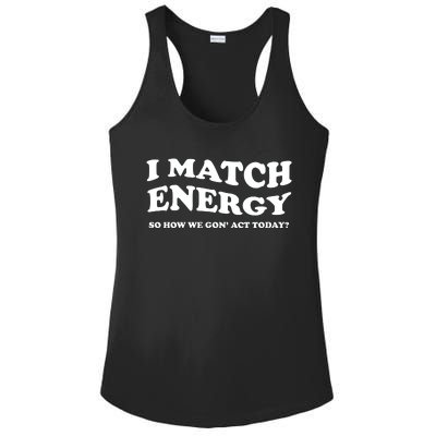 I Match Energy Ladies PosiCharge Competitor Racerback Tank