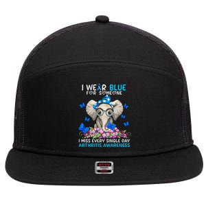 I Miss Every Single Day Arthritis Awareness Funny Gift 7 Panel Mesh Trucker Snapback Hat