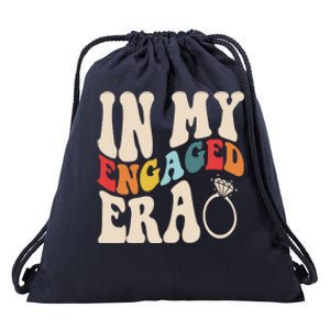 In My Engaged Era Cute Proposal Gift Drawstring Bag