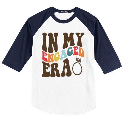 In My Engaged Era Cute Proposal Gift Baseball Sleeve Shirt