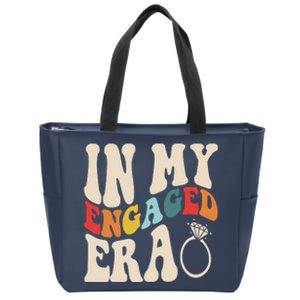 In My Engaged Era Cute Proposal Gift Zip Tote Bag