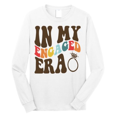 In My Engaged Era Cute Proposal Gift Long Sleeve Shirt