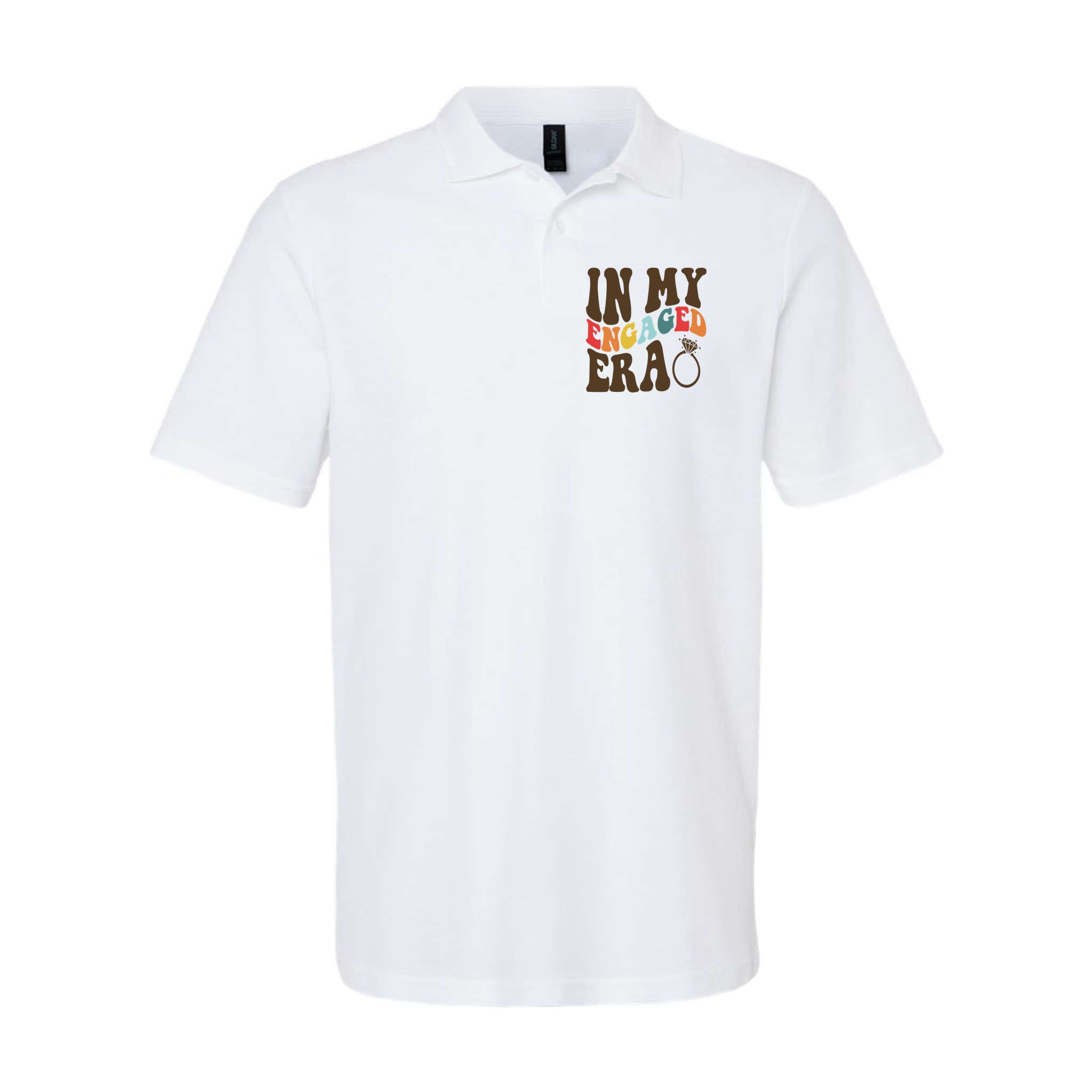 In My Engaged Era Cute Proposal Gift Polo