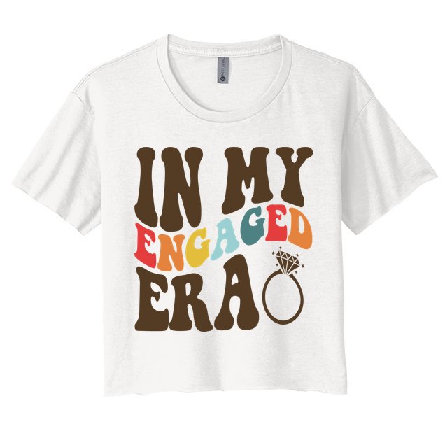 In My Engaged Era Cute Proposal Gift Crop Top