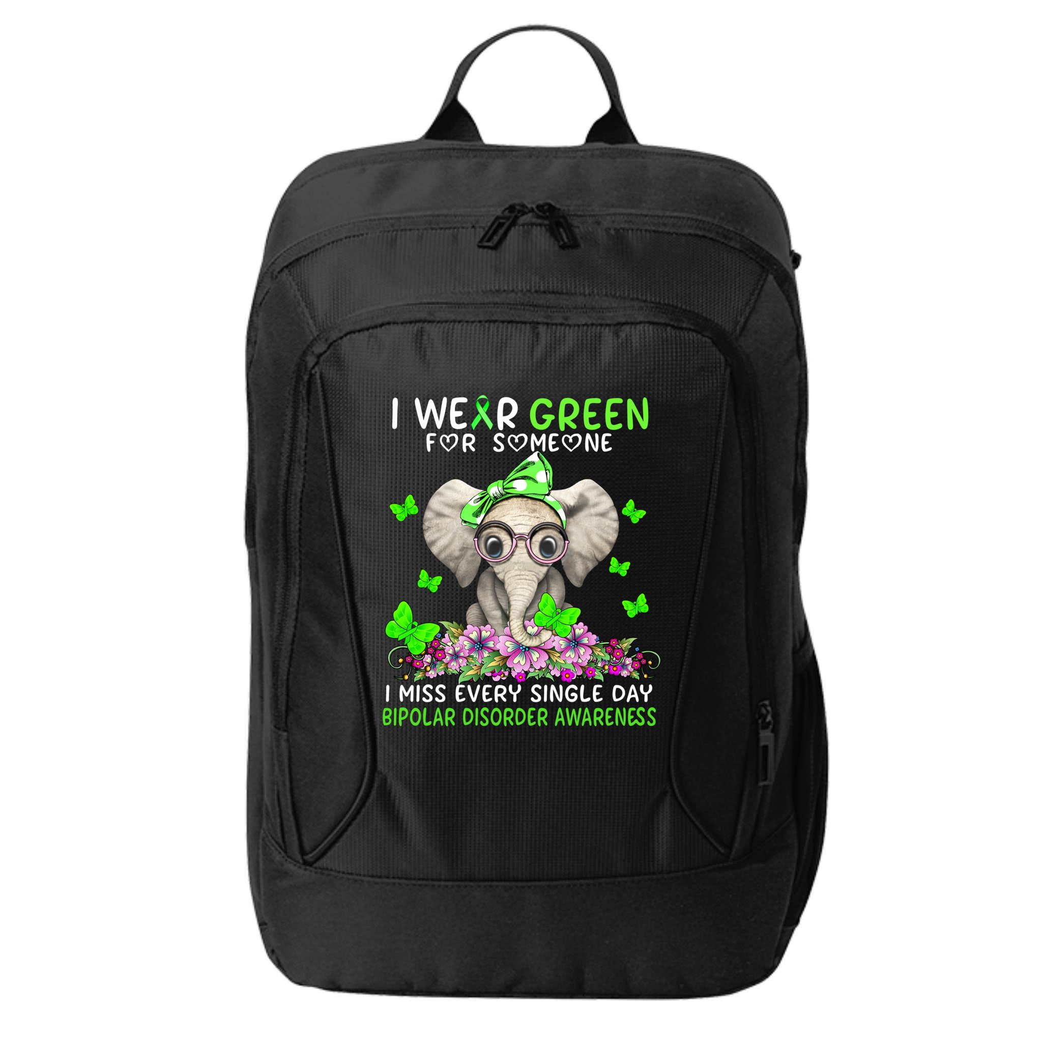 I Miss Every Single Day Bipolar Disorder Awareness Funny Gift City Backpack