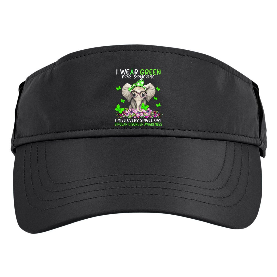 I Miss Every Single Day Bipolar Disorder Awareness Funny Gift Adult Drive Performance Visor