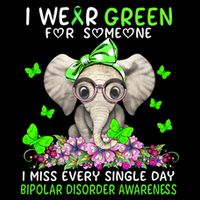 I Miss Every Single Day Bipolar Disorder Awareness Funny Gift Drawstring Bag