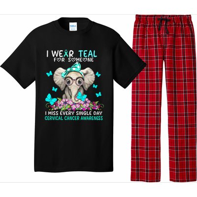 I Miss Every Single Day Cervical Cancer Awareness Gift Pajama Set