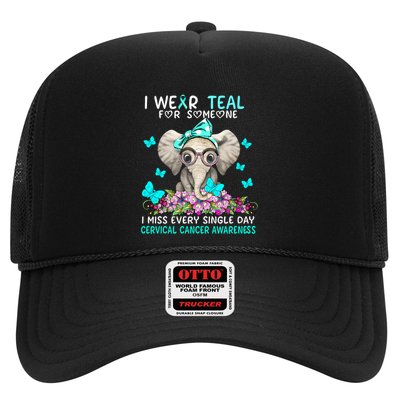 I Miss Every Single Day Cervical Cancer Awareness Gift Trucker Hat