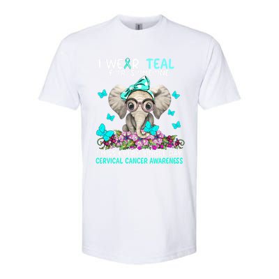 I Miss Every Single Day Cervical Cancer Awareness Gift Softstyle® CVC T-Shirt