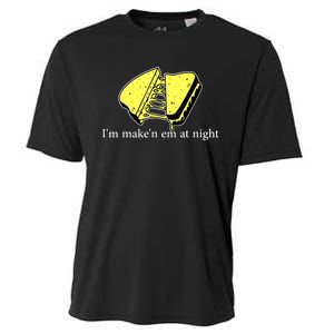 IM MakeN Em At Night Cheese Sandwich Cooling Performance Crew T-Shirt