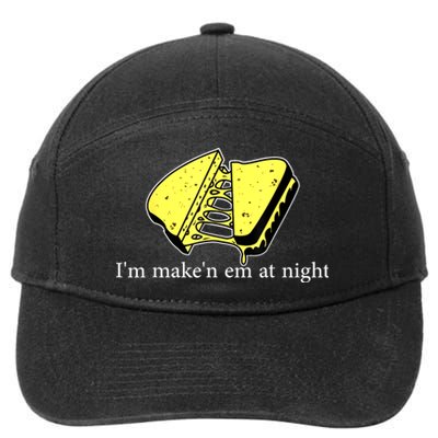 IM MakeN Em At Night Cheese Sandwich 7-Panel Snapback Hat