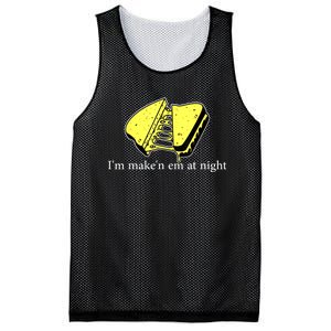 IM MakeN Em At Night Cheese Sandwich Mesh Reversible Basketball Jersey Tank