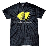 IM MakeN Em At Night Cheese Sandwich Tie-Dye T-Shirt