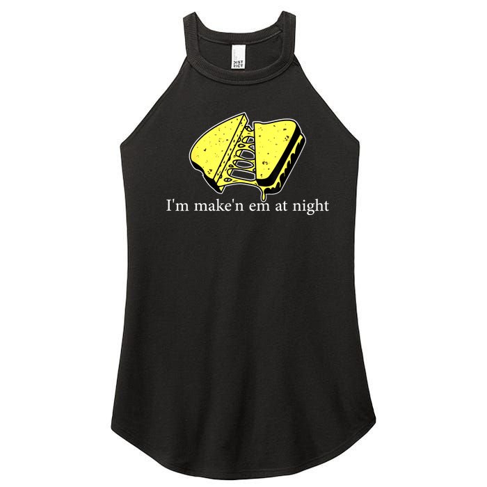 IM MakeN Em At Night Cheese Sandwich Women's Perfect Tri Rocker Tank