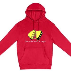 IM MakeN Em At Night Cheese Sandwich Premium Pullover Hoodie