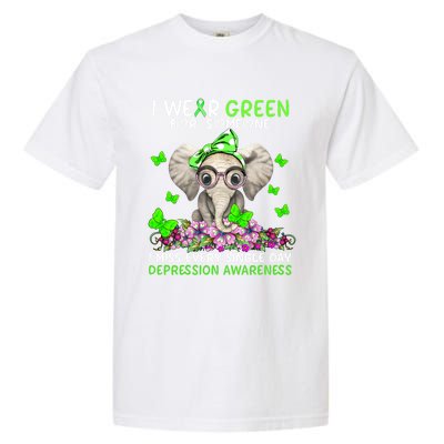 I Miss Every Single Day Depression Awareness Cool Gift Garment-Dyed Heavyweight T-Shirt