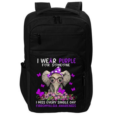 I Miss Every Single Day Fibromyalgia Awareness Gift Impact Tech Backpack