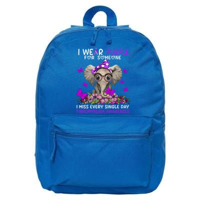 I Miss Every Single Day Fibromyalgia Awareness Gift 16 in Basic Backpack