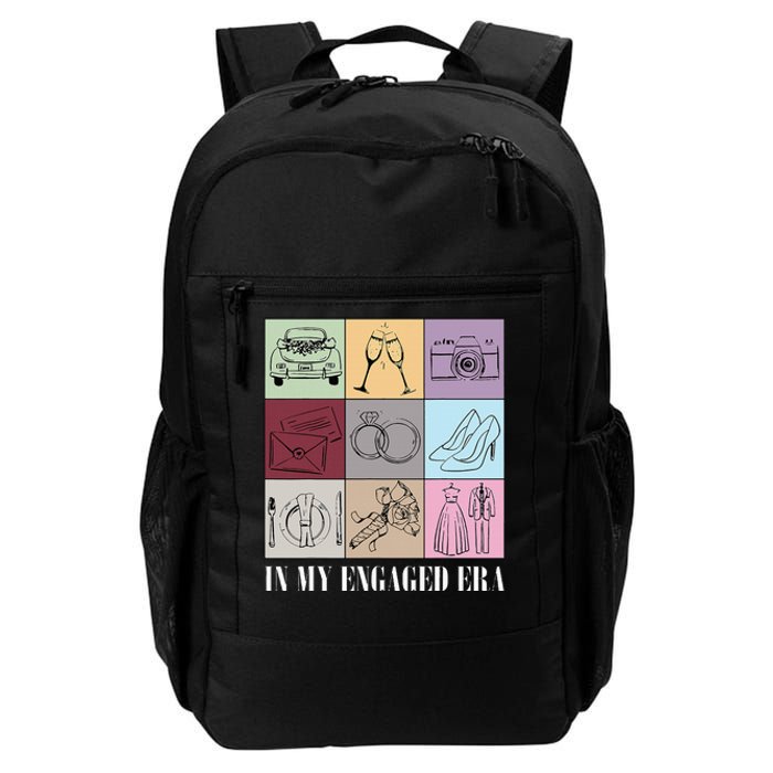 In My Engaged Era Retro Bride Wedding Engagement Daily Commute Backpack