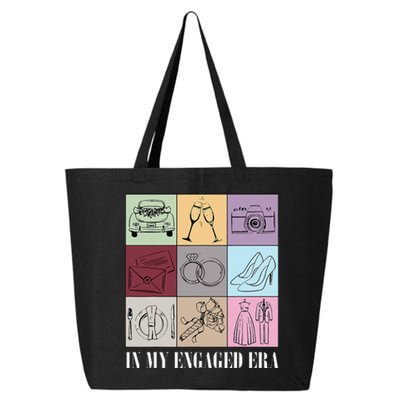 In My Engaged Era Retro Bride Wedding Engagement 25L Jumbo Tote