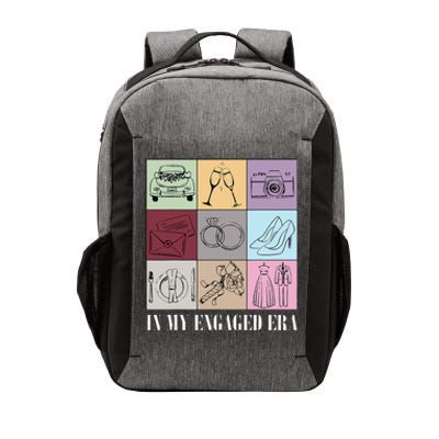 In My Engaged Era Retro Bride Wedding Engagement Vector Backpack