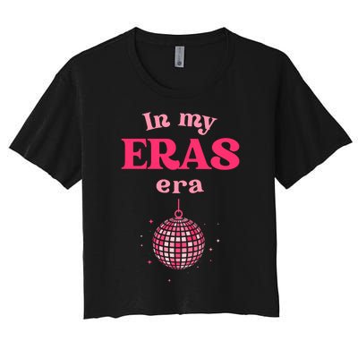 In My Eras Era TS Lover Bejeweled Trending Gift Idea Outfit Women's Crop Top Tee