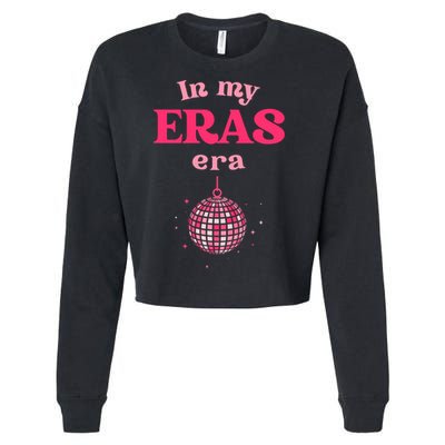 In My Eras Era TS Lover Bejeweled Trending Gift Idea Outfit Cropped Pullover Crew