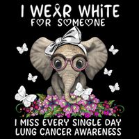 I Miss Every Single Day Lung Cancer Awareness Gift Cooling Performance Crew T-Shirt
