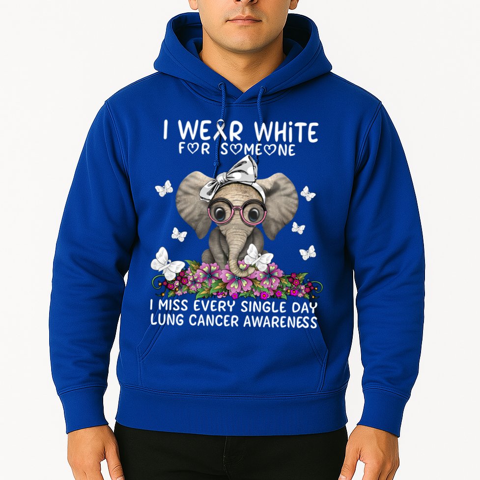 I Miss Every Single Day Lung Cancer Awareness Gift Hoodie