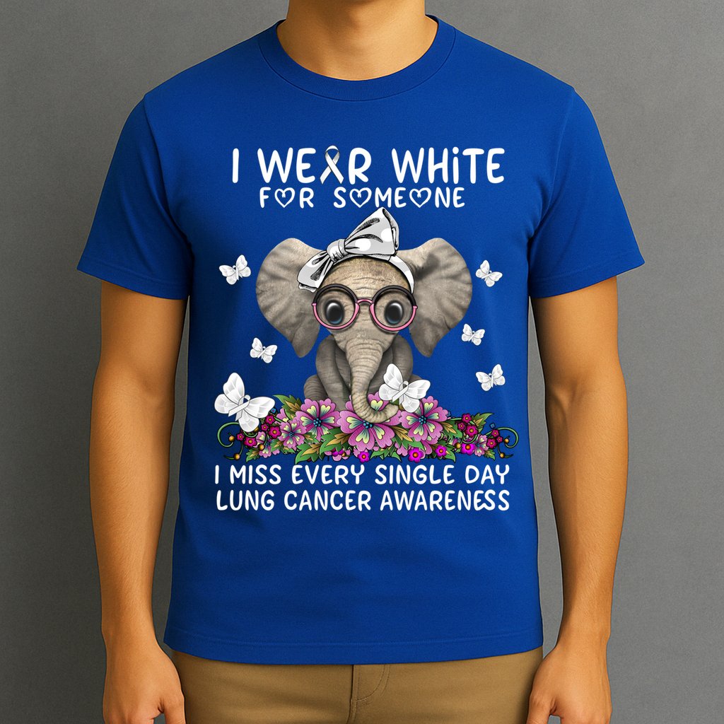 I Miss Every Single Day Lung Cancer Awareness Gift T-Shirt