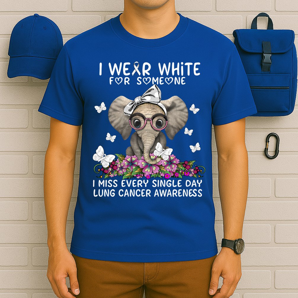 I Miss Every Single Day Lung Cancer Awareness Gift T-Shirt