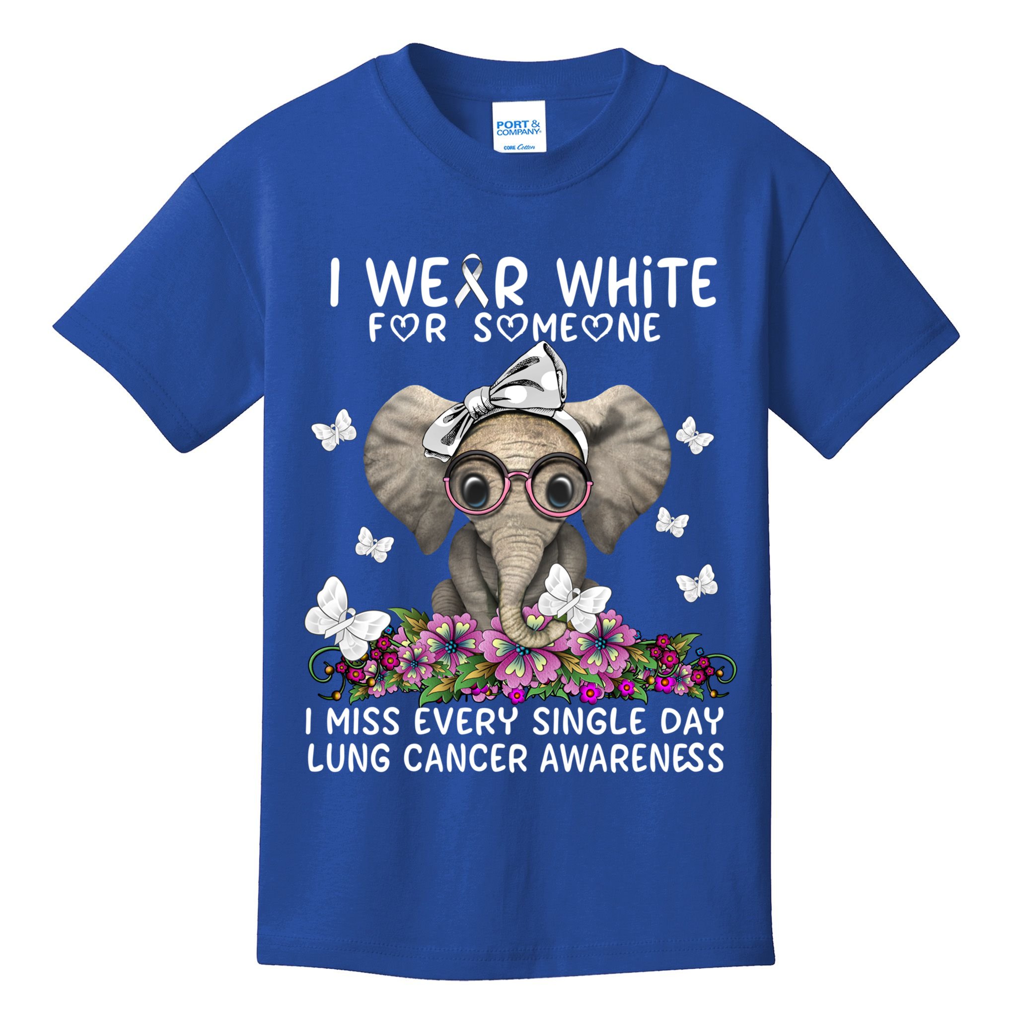 I Miss Every Single Day Lung Cancer Awareness Gift Kids T-Shirt