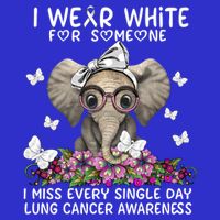I Miss Every Single Day Lung Cancer Awareness Gift Kids T-Shirt