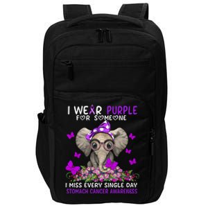 I Miss Every Single Day Stomach Cancer Awareness Gift Impact Tech Backpack