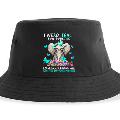I Miss Every Single Day Tourette's Syndrome Awareness Gift Sustainable Bucket Hat