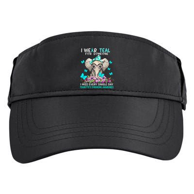 I Miss Every Single Day Tourette's Syndrome Awareness Gift Adult Drive Performance Visor