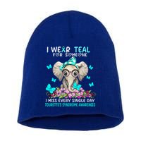 I Miss Every Single Day Tourette's Syndrome Awareness Gift Short Acrylic Beanie